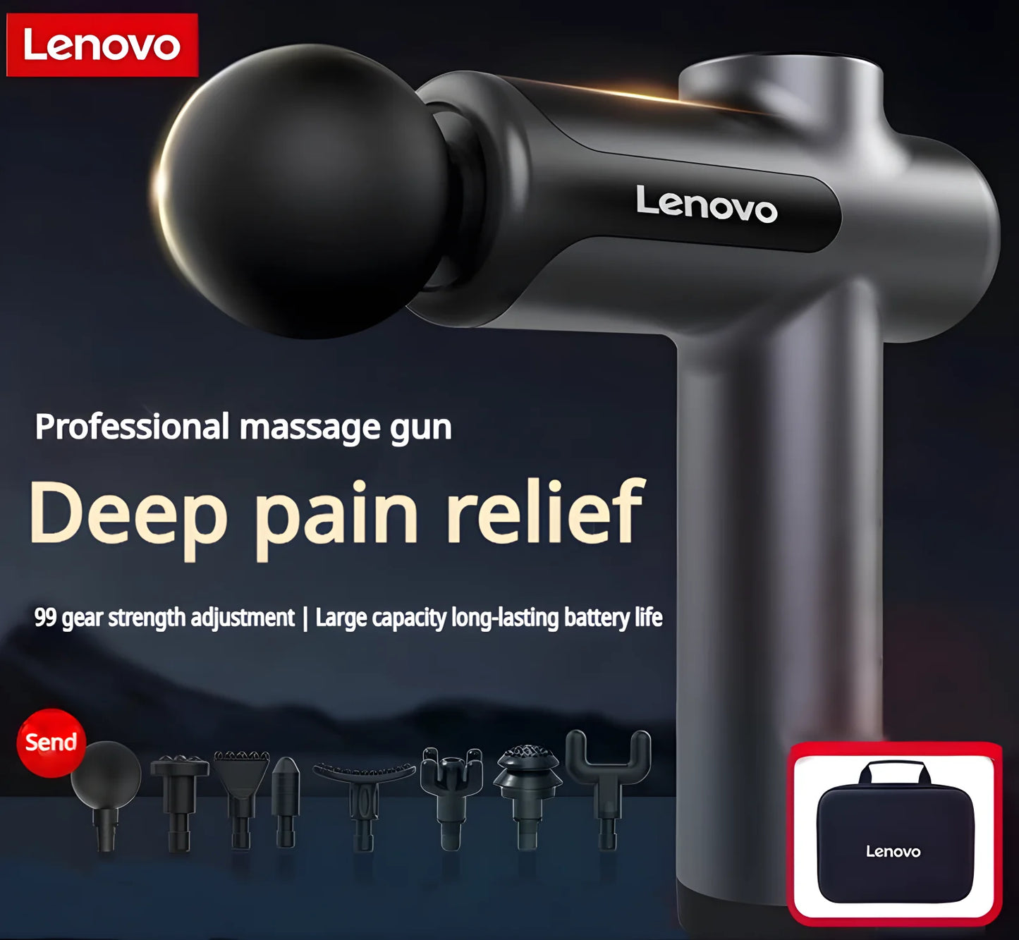Lenovo ReliefGun – Smart Deep Tissue Massager