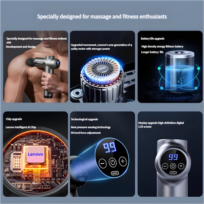 Lenovo ReliefGun – Smart Deep Tissue Massager